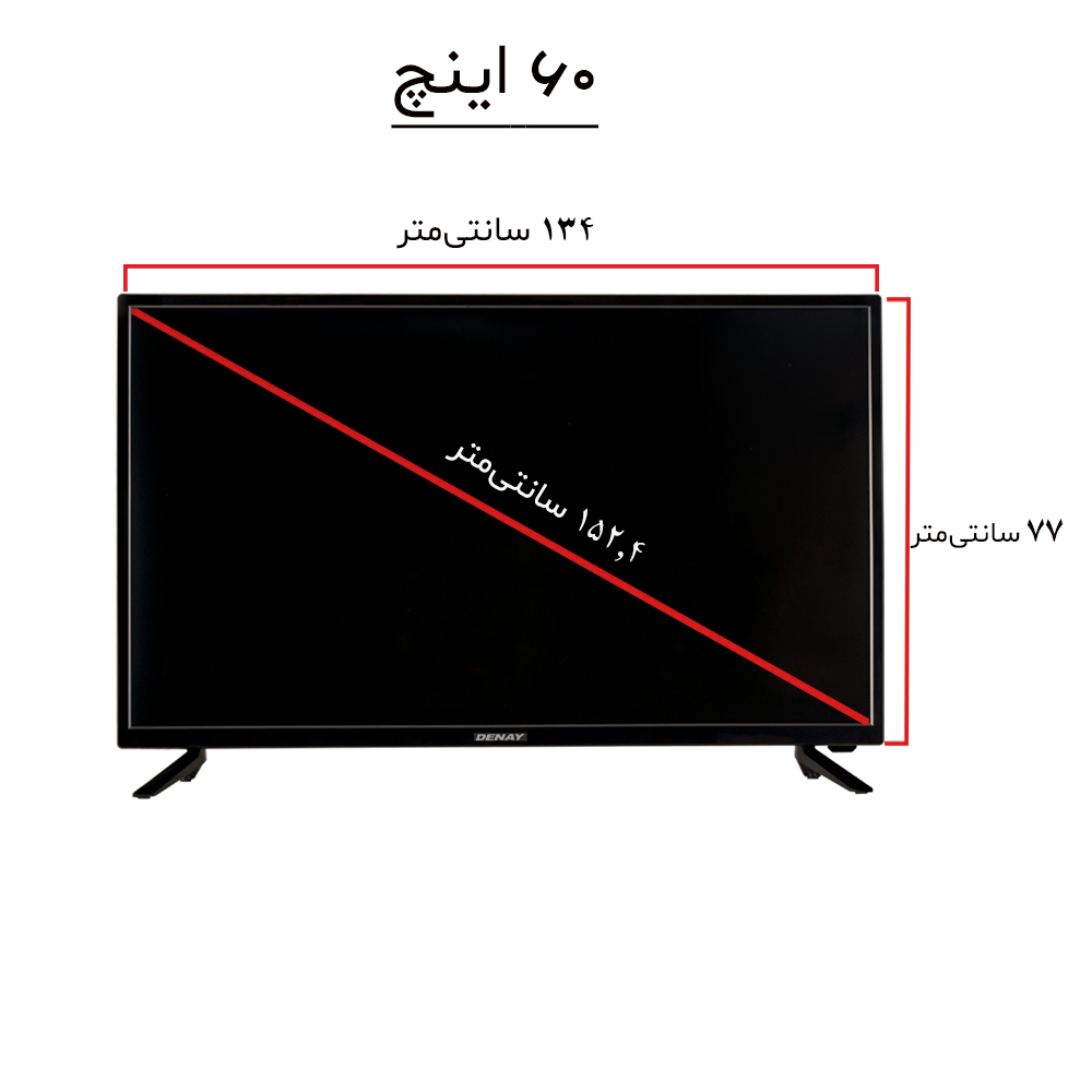 ابعاد استاندارد تلویزیون