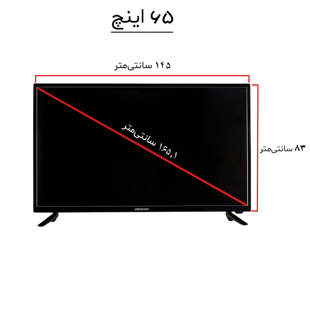 ابعاد استاندارد تلویزیون